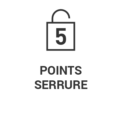 Serrure 5 points