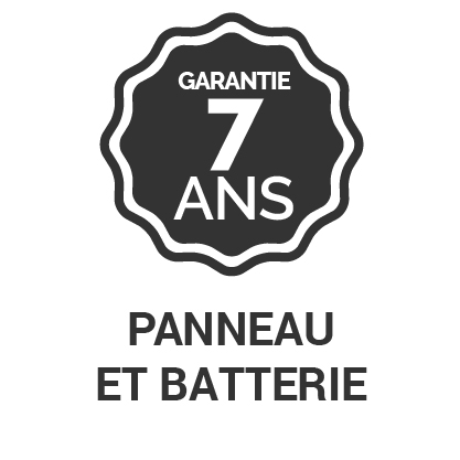 Garantie 7 ans Panneau et batterie