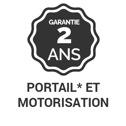 Garantie 2 ans portail et motorisation