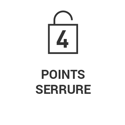 Serrure 4 points