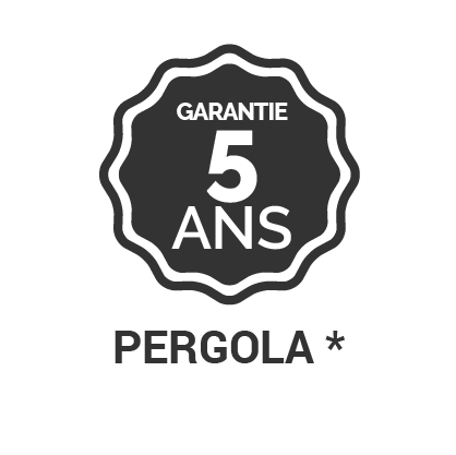 Garantie 5 ans pergolas *